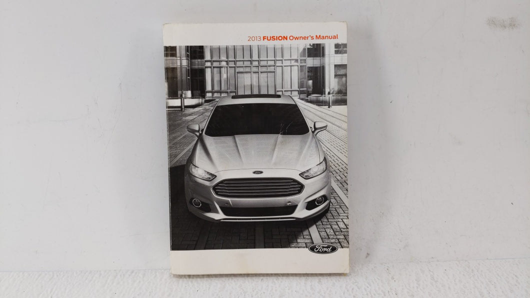 2013 Ford Fusion Owners Manual Book Guide OEM Used Auto Parts