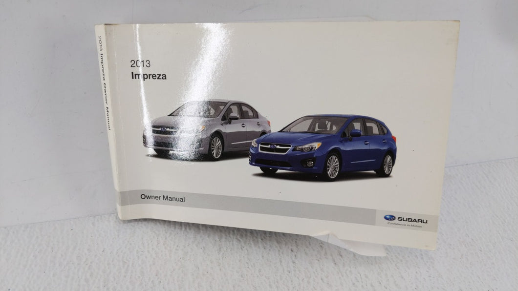 2013 Subaru Impreza Owners Manual Book Guide OEM Used Auto Parts