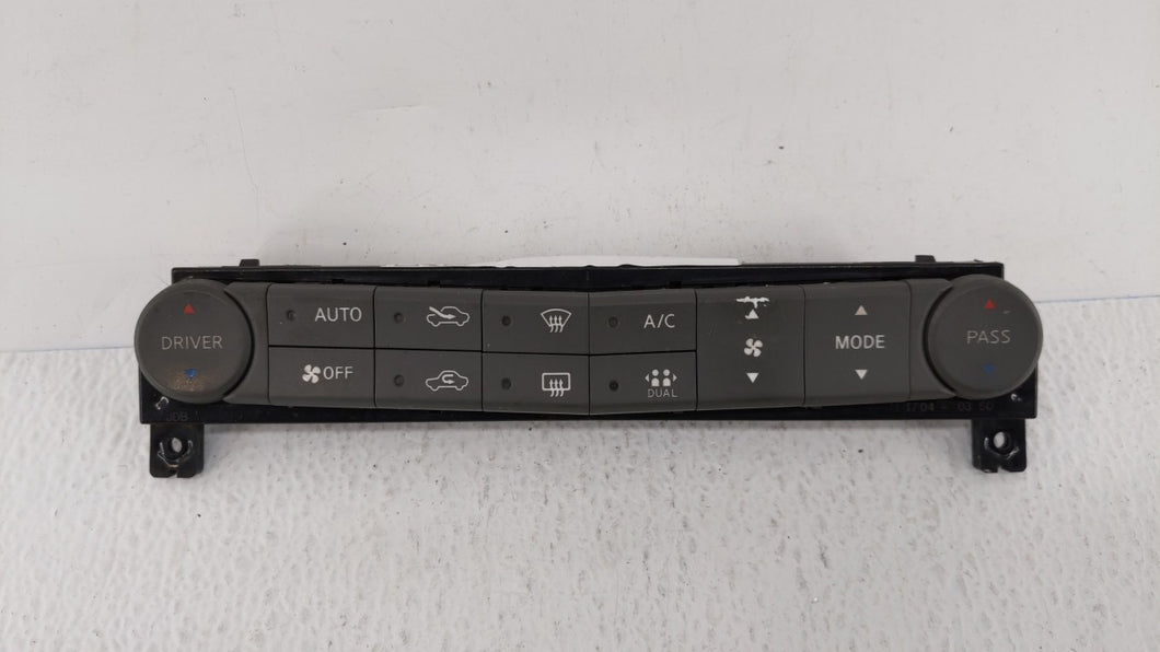 2004-2006 Nissan Maxima Climate Control Module Temperature AC/Heater Replacement P/N:275007Y010 27500 7Y010 Fits 2004 2005 2006 OEM Used Auto Parts - Oemusedautoparts1.com