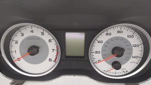 2014 Subaru Impreza Instrument Cluster Speedometer Gauges P/N:85012FJ510 Fits OEM Used Auto Parts - Oemusedautoparts1.com