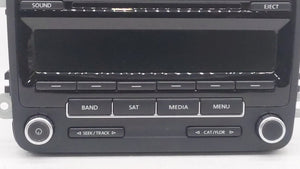 2014 Volkswagen Jetta Radio AM FM Cd Player Receiver Replacement P/N:1K0035164F 1K0 035 164 F Fits 2013 2015 OEM Used Auto Parts - Oemusedautoparts1.com