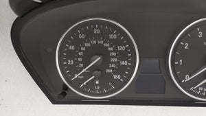 2008-2010 Bmw 535i Instrument Cluster Speedometer Gauges P/N:9 153 753 62.10-9 194 887 Fits 2008 2009 2010 OEM Used Auto Parts - Oemusedautoparts1.com