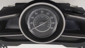 2014 Mazda 3 Instrument Cluster Speedometer Gauges P/N:HABHN1F CBJS9D Fits OEM Used Auto Parts - Oemusedautoparts1.com