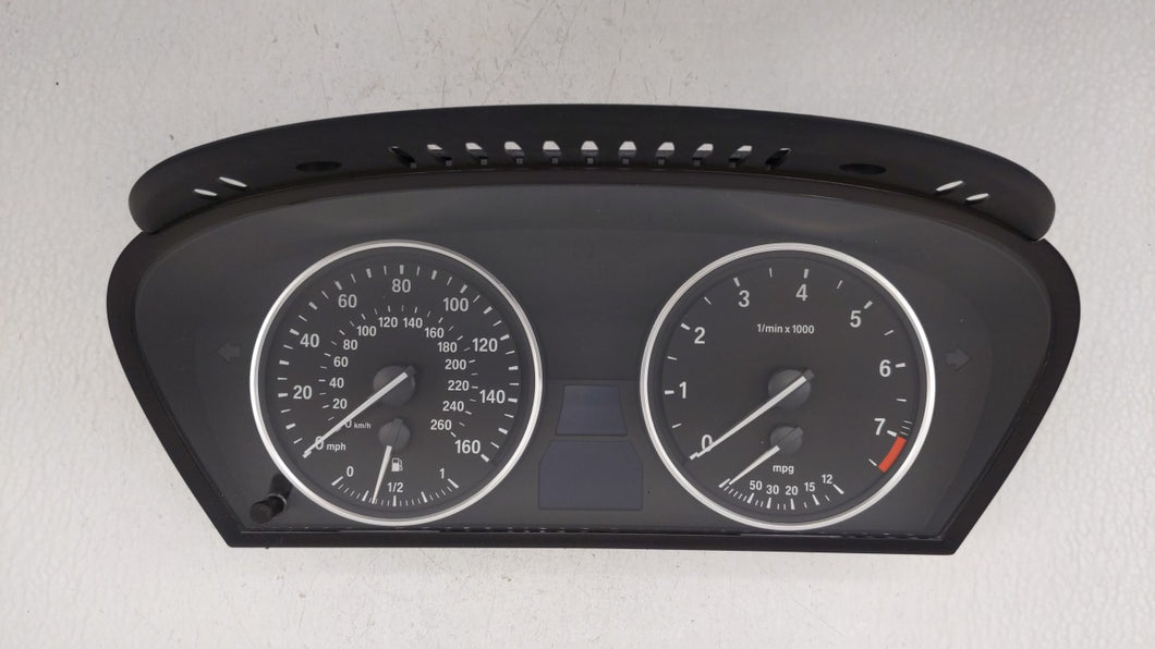 2008-2010 Bmw 528i Instrument Cluster Speedometer Gauges P/N:9 153 753 62.10-9 194 887 Fits 2008 2009 2010 OEM Used Auto Parts - Oemusedautoparts1.com