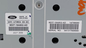 2010-2012 Ford Fusion Radio Control Panel - Oemusedautoparts1.com