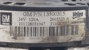 2010-2017 Gmc Terrain Alternator Replacement Generator Charging Assembly Engine OEM P/N:13512759 13500315 Fits OEM Used Auto Parts - Oemusedautoparts1.com