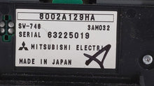 2006-2008 Mitsubishi Endeavor Radio Control Panel - Oemusedautoparts1.com