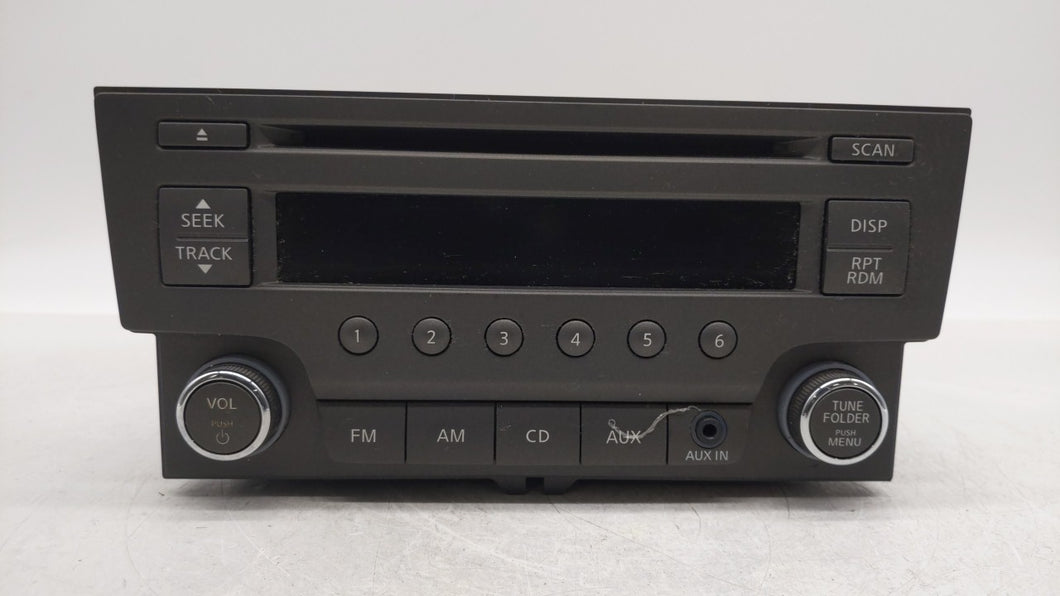 2013-2014 Nissan Sentra Radio AM FM Cd Player Receiver Replacement P/N:28185-3RA2A 28185-3RA2B Fits 2013 2014 OEM Used Auto Parts - Oemusedautoparts1.com