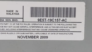 2010 Ford Fusion Radio AM FM Cd Player Receiver Replacement P/N:9E5T-19C157-AC Fits OEM Used Auto Parts - Oemusedautoparts1.com