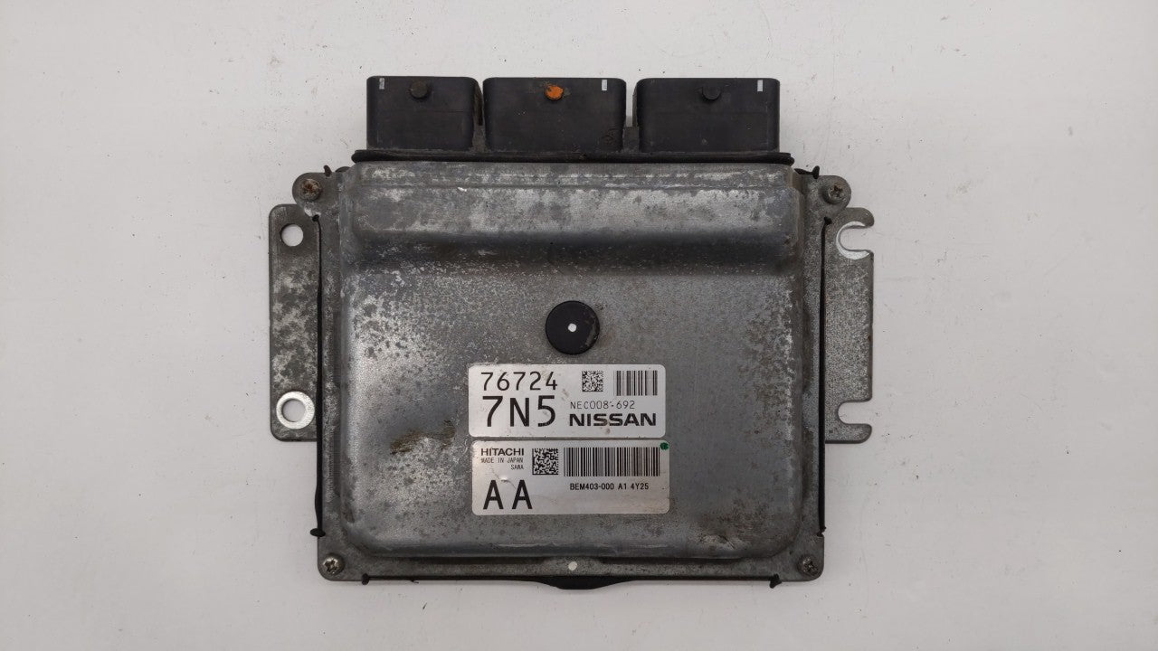 2015-2017 Nissan Rogue PCM Engine Computer ECU ECM PCU OEM P/N:BEM403-000 A1 ETC82-113N A1 Fits 2015 2016 2017 OEM Used Auto Parts - Oemusedautoparts1.com