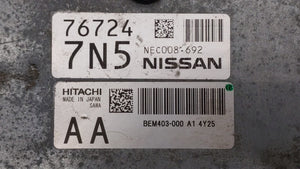 2015-2017 Nissan Rogue PCM Engine Computer ECU ECM PCU OEM P/N:BEM403-000 A1 ETC82-113N A1 Fits 2015 2016 2017 OEM Used Auto Parts - Oemusedautoparts1.com