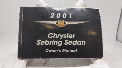 01 Sebring OEM Owners Manual Users Guide Operators Hand Book 11X623 - Oemusedautoparts1.com