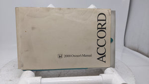 00 Accord OEM Owners Manual Users Guide Operators Hand Book 11X628 - Oemusedautoparts1.com