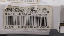 2012 Ford Focus Climate Control Module Temperature AC/Heater Replacement P/N:CM5T-19980-AE CM5T-19980-AC Fits OEM Used Auto Parts - Oemusedautoparts1.com