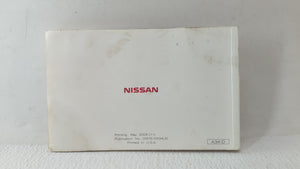 2007 Nissan Maxima Owners Manual Book Guide OEM Used Auto Parts