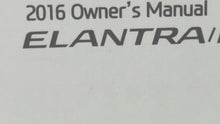 2016 Hyundai Elantra Coupe Owners Manual Book Guide OEM Used Auto Parts