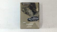 2002 Ford Explorer Owners Manual Book Guide OEM Used Auto Parts