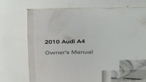 2010 Audi A4 Owners Manual Book Guide OEM Used Auto Parts