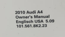 2010 Audi A4 Owners Manual Book Guide OEM Used Auto Parts