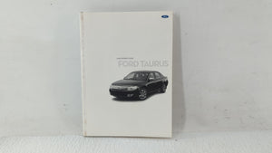 2008 Ford Taurus Owners Manual Book Guide OEM Used Auto Parts