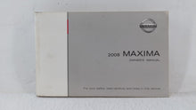 2008 Nissan Maxima Owners Manual Book Guide OEM Used Auto Parts