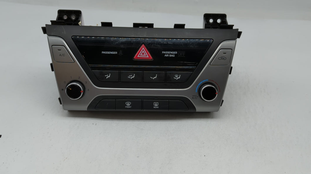 2017-2018 Hyundai Elantra Climate Control Module Temperature AC/Heater Replacement P/N:97250-F20614X 97250-F2AH0 Fits 2017 2018 OEM Used Auto Parts - Oemusedautoparts1.com