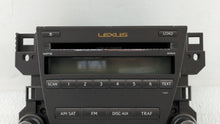 2007-2009 Lexus Es350 Radio AM FM Cd Player Receiver Replacement P/N:86120-33720-1 86120-33720 Fits 2007 2008 2009 OEM Used Auto Parts - Oemusedautoparts1.com