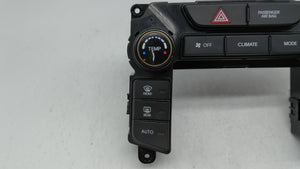 2013 Hyundai Genesis Climate Control Module Temperature AC/Heater Replacement Fits OEM Used Auto Parts - Oemusedautoparts1.com