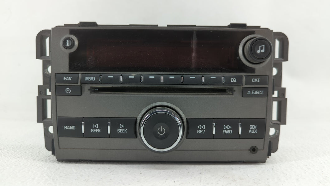 2008 Saturn Vue Radio AM FM Cd Player Receiver Replacement P/N:25866724 25956992 Fits OEM Used Auto Parts - Oemusedautoparts1.com