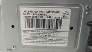 2008 Saturn Vue Radio AM FM Cd Player Receiver Replacement P/N:25866724 25956992 Fits OEM Used Auto Parts - Oemusedautoparts1.com