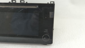 2017-2018 Toyota Corolla Radio AM FM Cd Player Receiver Replacement P/N:86140-02521 86140-02520 Fits 2017 2018 OEM Used Auto Parts - Oemusedautoparts1.com