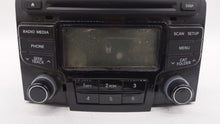 2012-2014 Hyundai Sonata Radio AM FM Cd Player Receiver Replacement P/N:961803Q700 Fits 2012 2013 2014 OEM Used Auto Parts