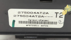 2015-2017 Nissan Sentra Climate Control Module Temperature AC/Heater Replacement P/N:275004AF2B 275004AT2A Fits 2015 2016 2017 OEM Used Auto Parts - Oemusedautoparts1.com