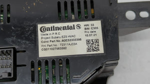 2010-2014 Subaru Legacy Climate Control Module Temperature AC/Heater Replacement P/N:72311 AJ08A 72311 AJ03A Fits OEM Used Auto Parts