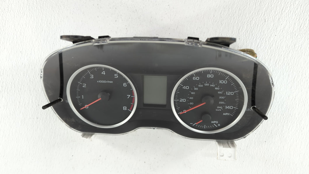 2014 Subaru Xv Crosstrek Instrument Cluster Speedometer Gauges P/N:850 12FJ530 85012FJ530 Fits OEM Used Auto Parts - Oemusedautoparts1.com