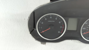 2014 Subaru Xv Crosstrek Instrument Cluster Speedometer Gauges P/N:850 12FJ530 85012FJ530 Fits OEM Used Auto Parts - Oemusedautoparts1.com