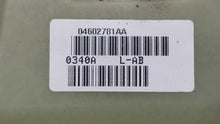 2006-2010 Jeep Grand Cherokee Master Power Window Switch Replacement Driver Side Left P/N:04602781AA 04602743AA Fits OEM Used Auto Parts - Oemusedautoparts1.com