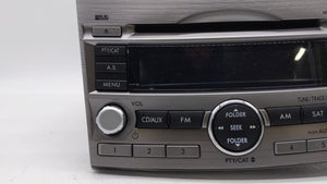 2010-2012 Subaru Legacy Radio AM FM Cd Player Receiver Replacement P/N:86201AJ64A Fits 2010 2011 2012 OEM Used Auto Parts - Oemusedautoparts1.com