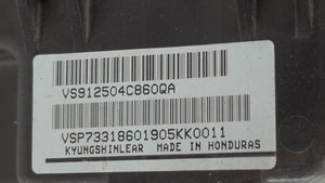 2014-2015 Kia Optima Fusebox Fuse Box Panel Relay Module P/N:1410210889 91955-2T730 Fits 2014 2015 OEM Used Auto Parts - Oemusedautoparts1.com