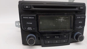 2012-2014 Hyundai Sonata Radio AM FM Cd Player Receiver Replacement P/N:96180-3Q700 Fits 2012 2013 2014 OEM Used Auto Parts - Oemusedautoparts1.com