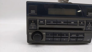 2005-2006 Nissan Altima Radio AM FM Cd Player Receiver Replacement P/N:28185 ZB10A 28185 ZB001 Fits 2005 2006 OEM Used Auto Parts - Oemusedautoparts1.com