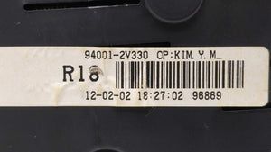 2012-2015 Hyundai Veloster Instrument Cluster Speedometer Gauges P/N:94011-2V330PD5 94001-2V330 Fits 2012 2013 2014 2015 OEM Used Auto Parts - Oemusedautoparts1.com