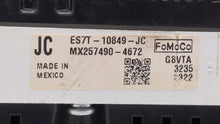 2014 Ford Fusion Instrument Cluster Speedometer Gauges P/N:ES7T-10849-JB ES7T-10849-JC Fits OEM Used Auto Parts - Oemusedautoparts1.com