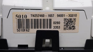 2011-2014 Hyundai Sonata Instrument Cluster Speedometer Gauges P/N:94001-3Q010 94001-3Q014 Fits 2011 2012 2013 2014 OEM Used Auto Parts - Oemusedautoparts1.com