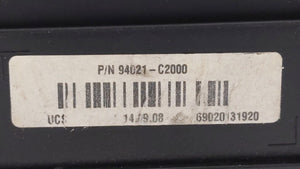 2015 Hyundai Sonata Instrument Cluster Speedometer Gauges P/N:94021-C2000 Fits OEM Used Auto Parts - Oemusedautoparts1.com