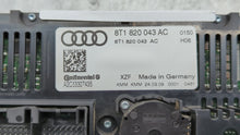 2010-2013 Audi A5 Climate Control Module Temperature AC/Heater Replacement P/N:8T1820043AL 8T1 820 043 AQ Fits OEM Used Auto Parts