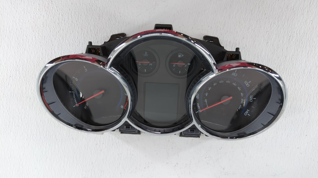 2013-2014 Chevrolet Cruze Instrument Cluster Speedometer Gauges P/N:95129376 Fits 2013 2014 OEM Used Auto Parts - Oemusedautoparts1.com