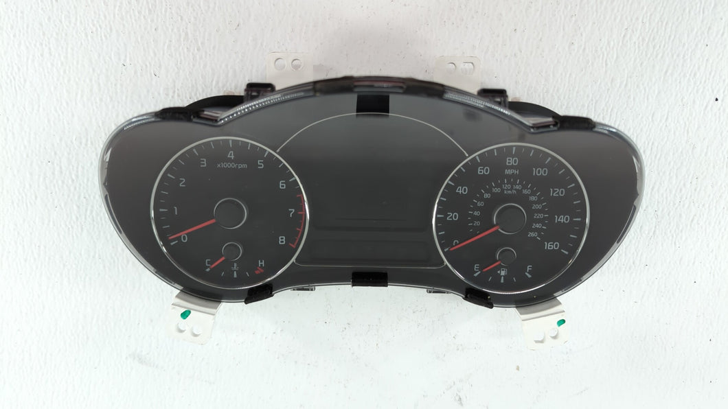 2017-2018 Kia Forte Instrument Cluster Speedometer Gauges P/N:94003-B0301 94013-B0300 Fits 2017 2018 OEM Used Auto Parts - Oemusedautoparts1.com