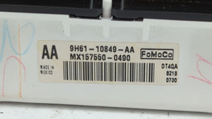 2009 Lincoln Mkz Instrument Cluster Speedometer Gauges P/N:9H61-10849-AA Fits OEM Used Auto Parts - Oemusedautoparts1.com