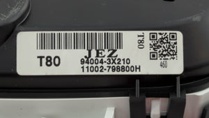 2014-2016 Hyundai Elantra Instrument Cluster Speedometer Gauges P/N:94004-3X210 94004-3Y010 Fits 2014 2015 2016 OEM Used Auto Parts - Oemusedautoparts1.com